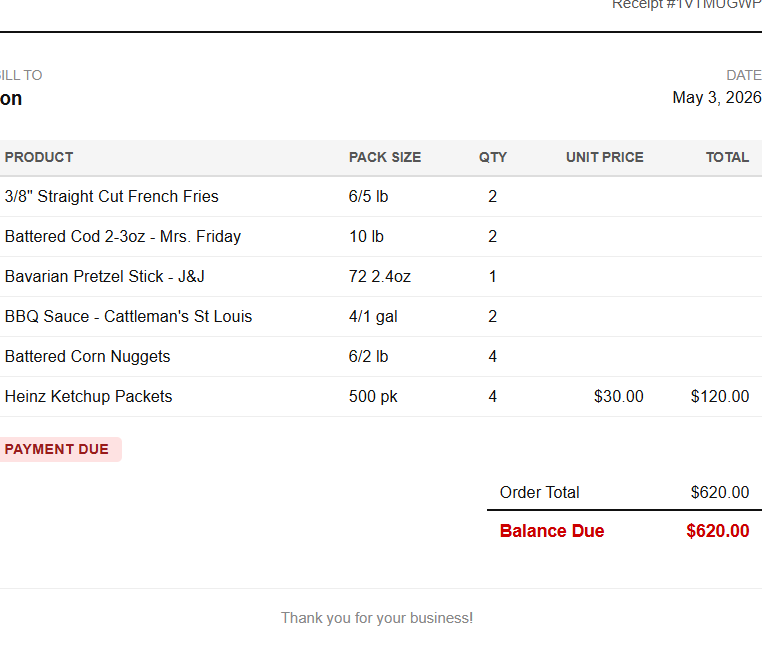 Print receipt